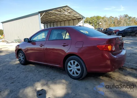 2009 Toyota Corolla Base from USA, damaged, VIN JTDBL40E99J016319